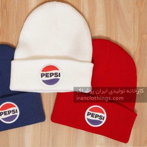 کلاه زمستانی بافت در رنگهای مختلف
