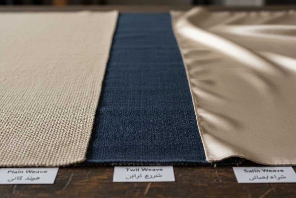 پارچه های با بافت اصلی